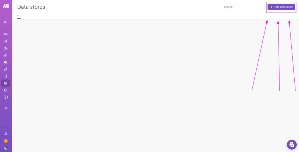 How to Create a New Data Store on Make / Integromat - 2